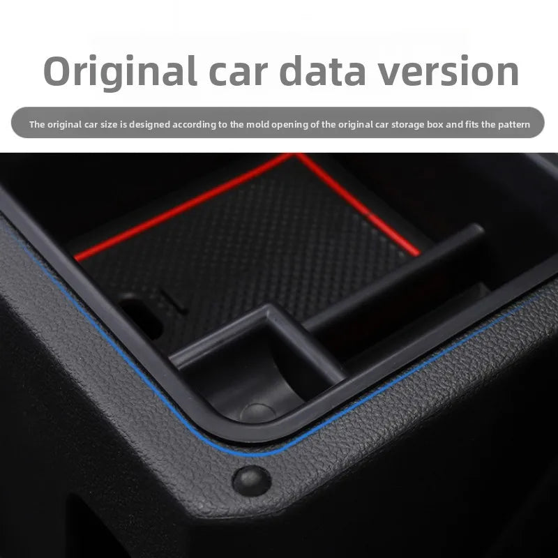 For Volkswagen VW T-Cross 2018~2025 Car Center Console Armrest Storage Box Multipurpose Pocket Sundries Tidying Tray Accessories