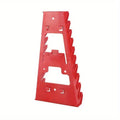 Red Wrench Organizer Plastic Wrench Organizer Tray Sockets Storage Tools Rack Sorter Standard Spanner Holders Wrench Holder