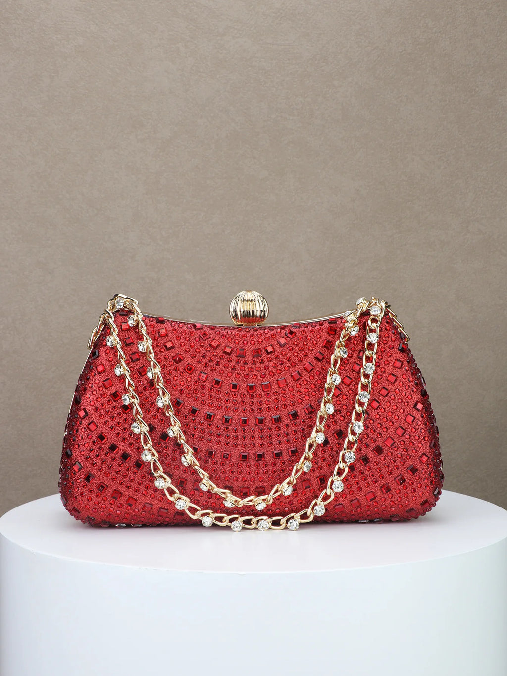 2026New model full diamond sparkling bridal handbag, dress bag, evening bag, banquet bag, mother of the bride wedding bag