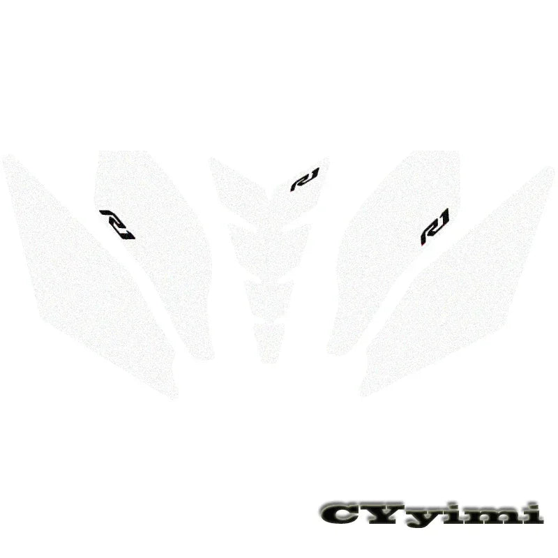For YZF R1 R1M YZFR1 2015 - 2021 Motorcycle Accessories Side Fuel Tank Pads Protective Stickers Knee Grip Traction Pad