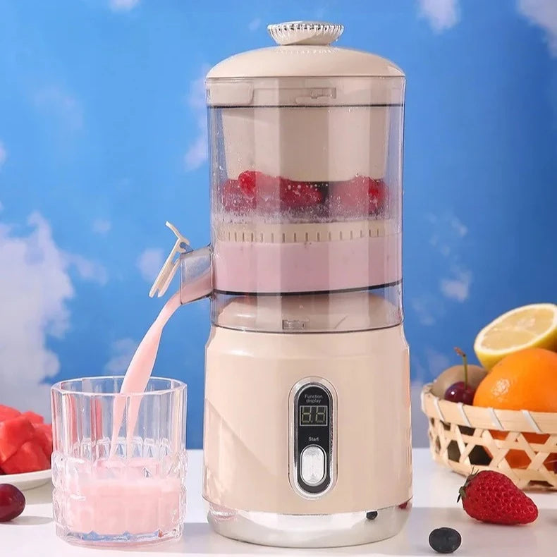 Electric Orange Juicer Portable Citrus Fruit Juice Extractor Pulp Separation Squeezer Machine USB Charge 600ml Smoothie Blender