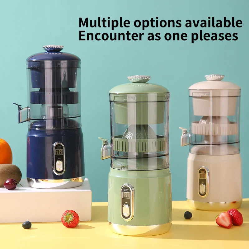 Electric Orange Juicer Portable Citrus Fruit Juice Extractor Pulp Separation Squeezer Machine USB Charge 600ml Smoothie Blender