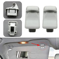 2pcs/set Car Sun Visor Holder Clips Grey Glasses Stander MR654343 For Lancer Outlander Sport Interior Accessories