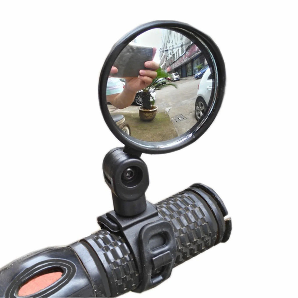 NALFI-3 Pair Cycling Riding Bicycle Bike Rear View Mirror,Convex Reflector Mirror With Wide Angle Lens