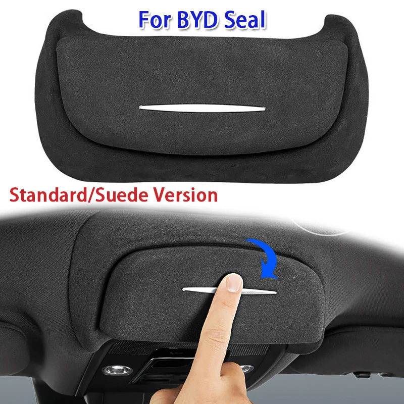 Car Glasses Holder Sunglasses Storage Box Auto Interior Accessories for BYD Seal