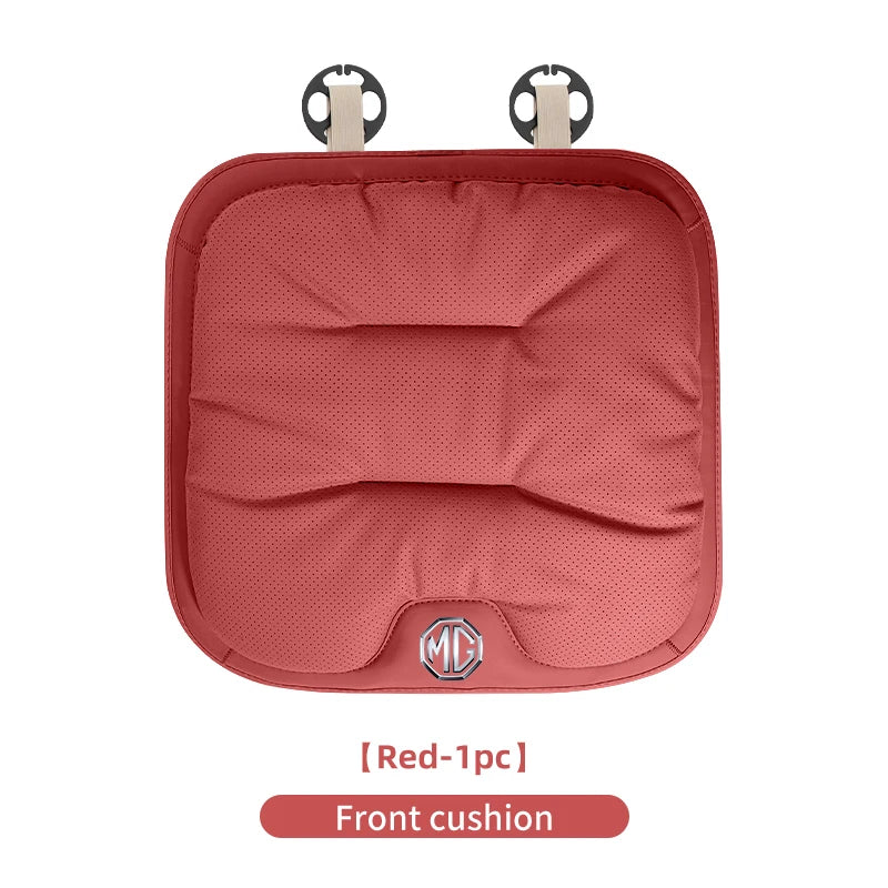 Car Velvet Cushion Leather Backrest Waist Pad Protector Cover AccessoriesFor Morris Garages MG 6 3 5 7 TF ZR ZS HS GS GT Hector