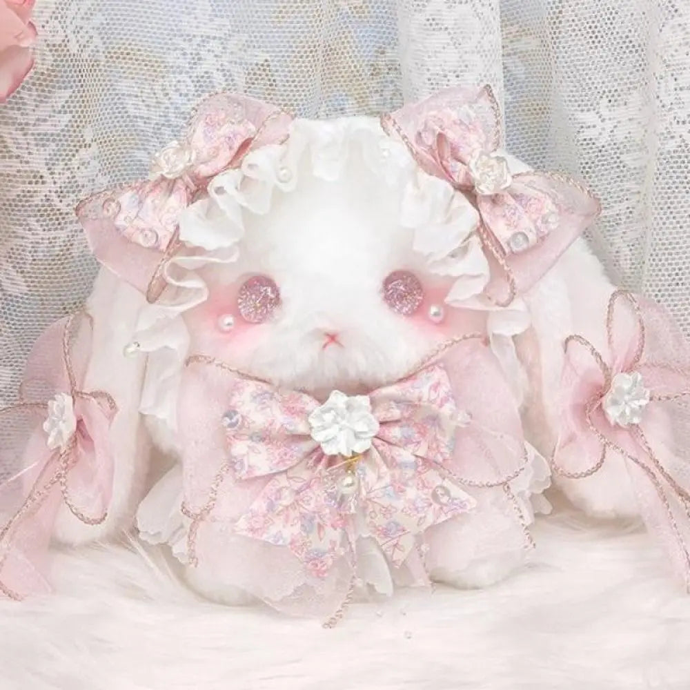 Cute Bunny Bag Princess Lolita Shoulder Bag Pearl Chain Sweet Crossbody Bags
