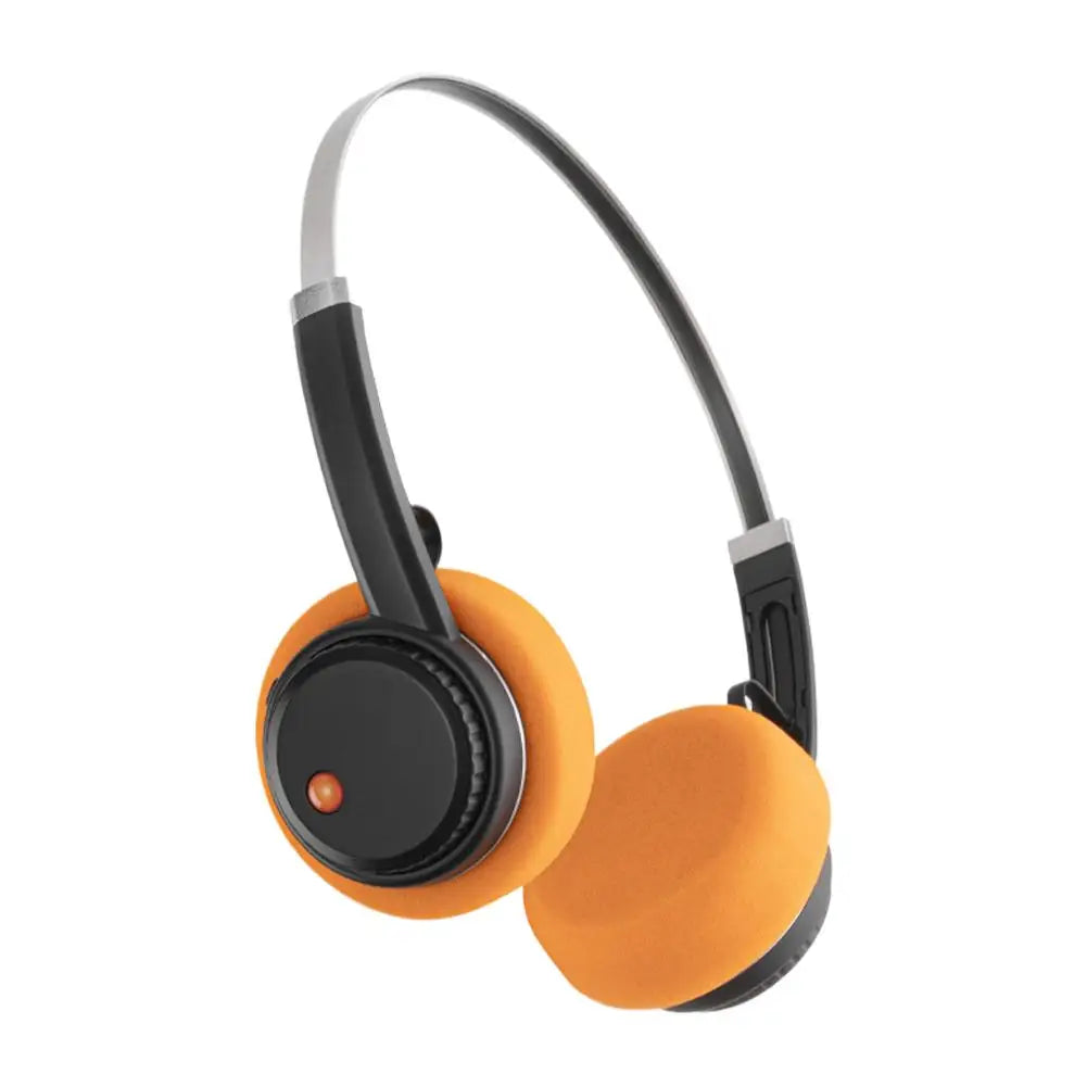 Retro Transparent Headband Bluetooth Headphone Rotate to Adjust Volume Songs Wireless HIFI Stereo Earphone