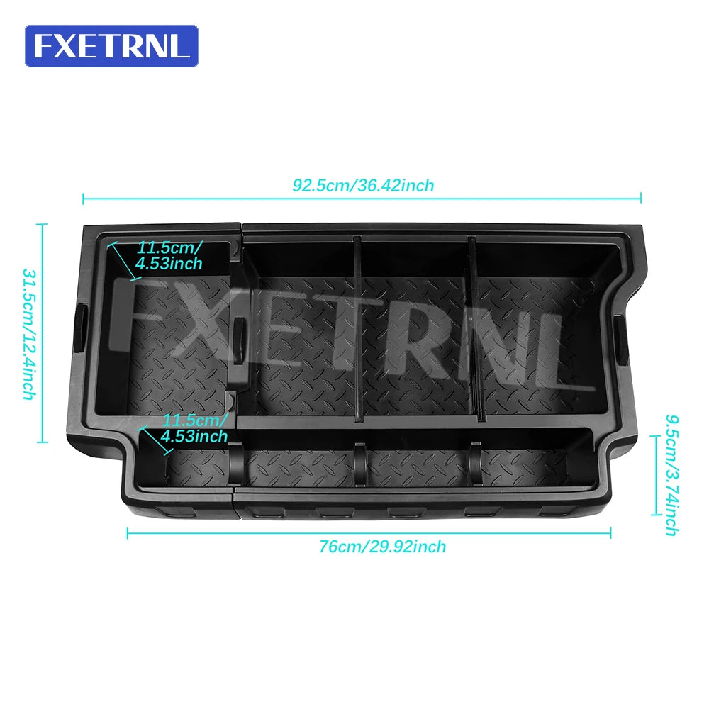 For Suzuki Jimny 2023 2024 2025 JC74W JC74 5-Door Car Trunk Storage Box with Lid Storing Channel Storage Box Auto Modified