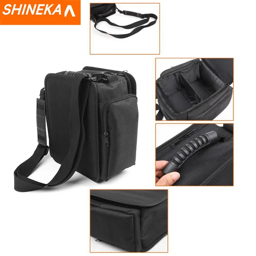 SHINEKA Organizer for Jeep Wrangler JK JL JLU 2007-2025 Sports Rubicon Gladiator JT Backseat Rear Under Seat Storage Bags Box