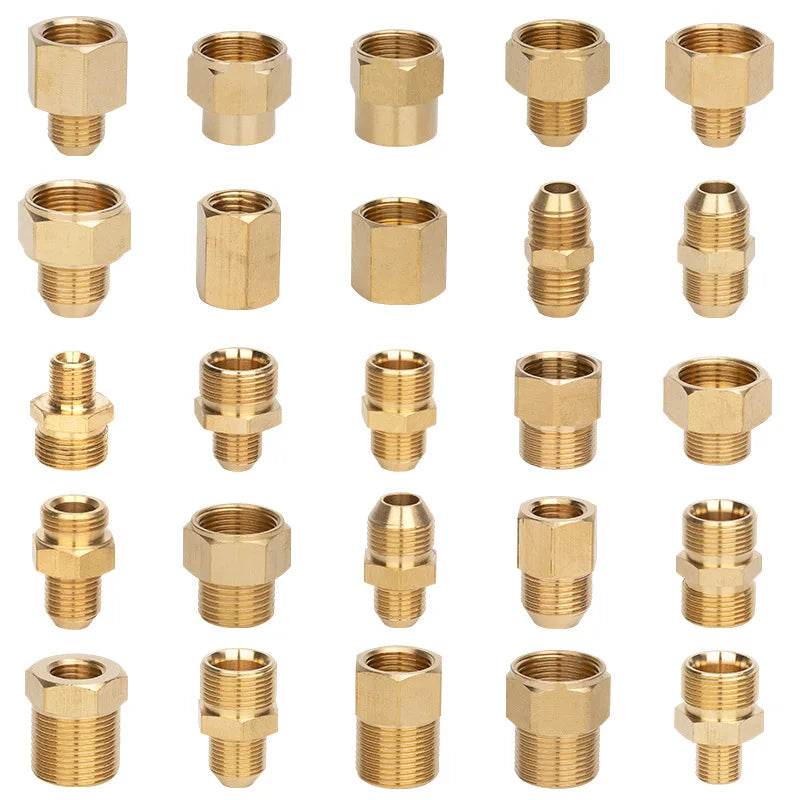 Reducing Brass Fitting 3/8" 1/2" M14 M18 M22 Thread Connector Male Female Adaptor Pressure Washer Gun Hose Connector