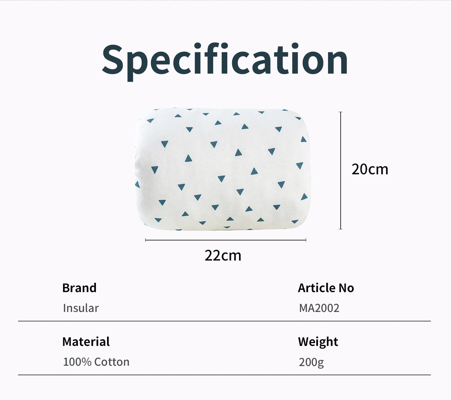 INSULAR Baby Arm Pillows Infant Nursing Anti-spit Milk Breastfeeding Pads Kids Sleeping Head Cushion Hand Warmer Chair Mattress
