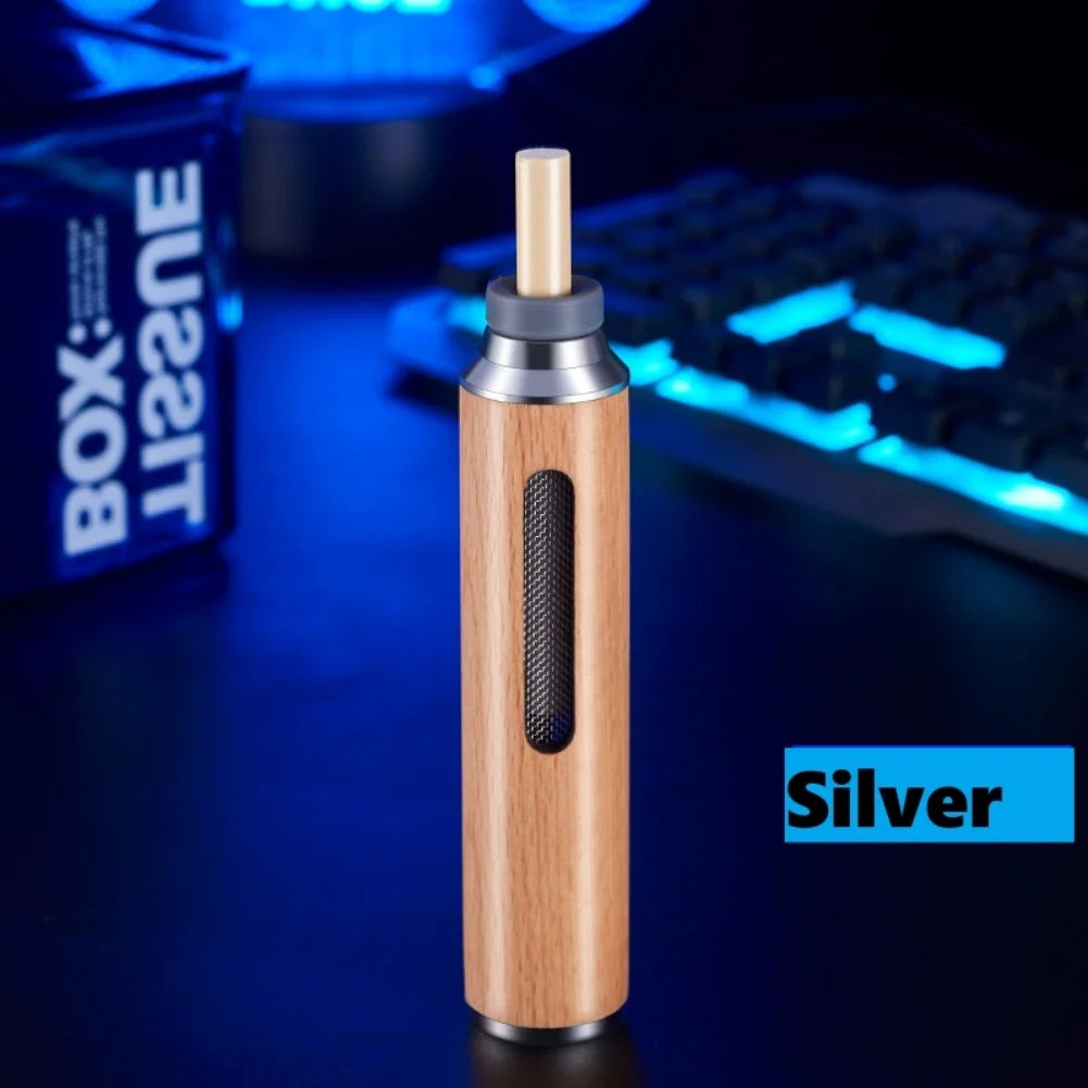Universal Handheld Car Anti-ash Ashtray Portable Anti Soot-flying Cigarette Holder Wood Cigarette Cover Auto Ashtray Storage