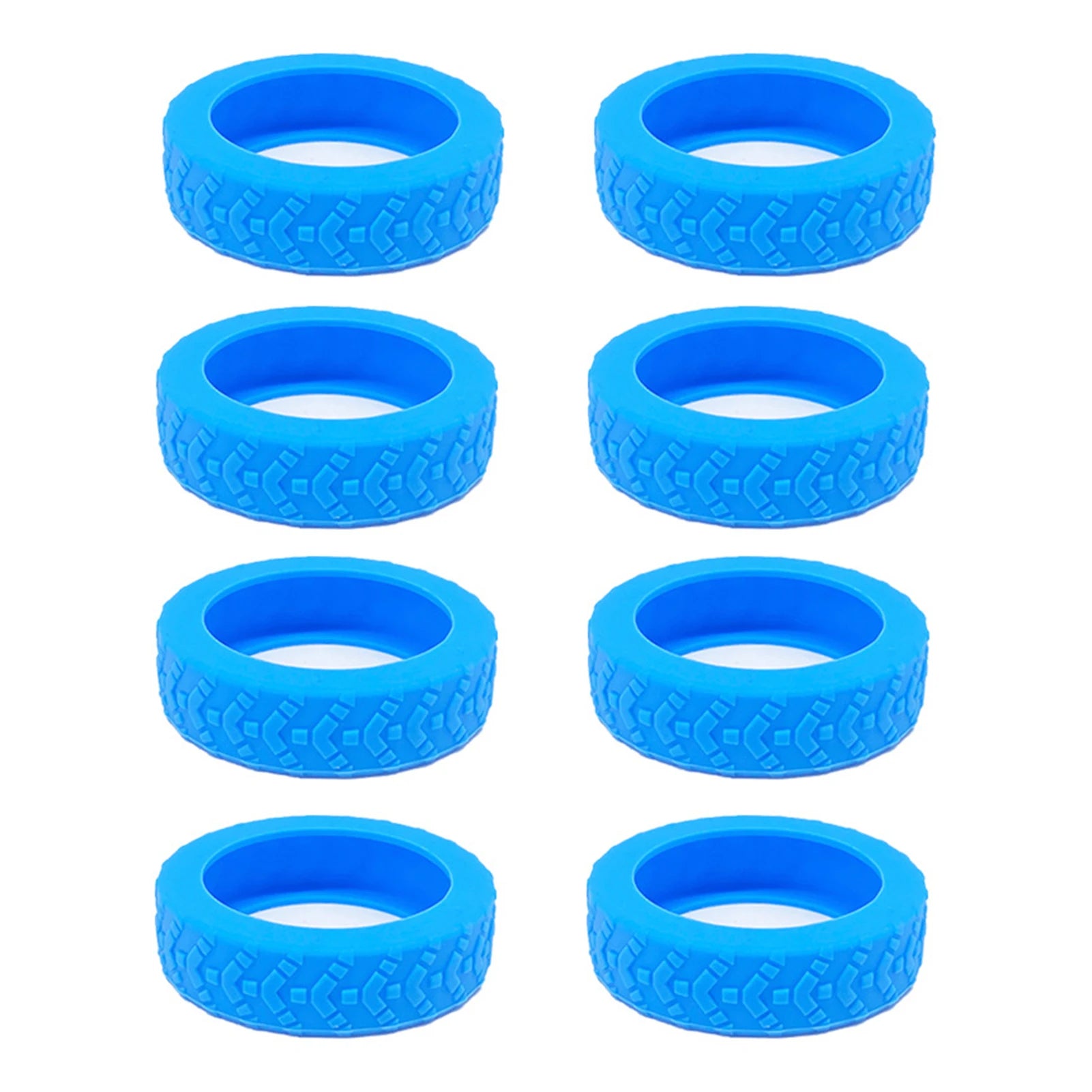 8PCS Silicone Suitcase Wheel Protection Case,Low Noise Trolleys Case Wheels Protector,Universal Wheels Guard Cover Accessories