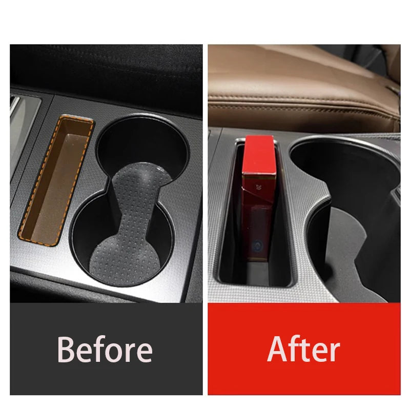 Central Control Storage Box for 2007~2022 Mitsubishi Gen 4  Montero Pajero Drinks Holders Deepened Interior Accessories