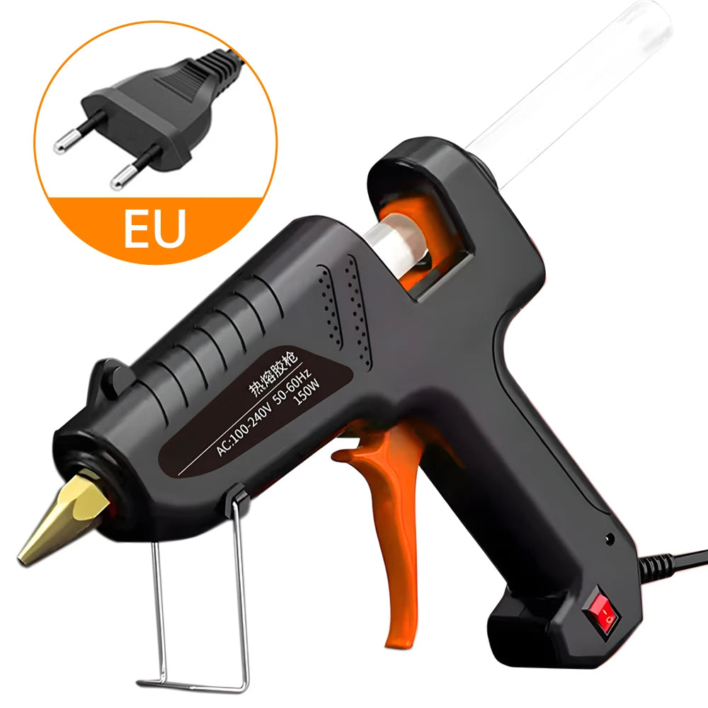 150W Hot Melt Glue Gun 11mm Glue Sticks Industrial Guns Heat Temperature Thermo Electric Repair Tool DIY Electrothermal Glue Gun
