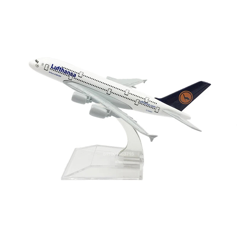 15CM Diecast Alloy A320 330 340 350 380 6Inch Airplane Model