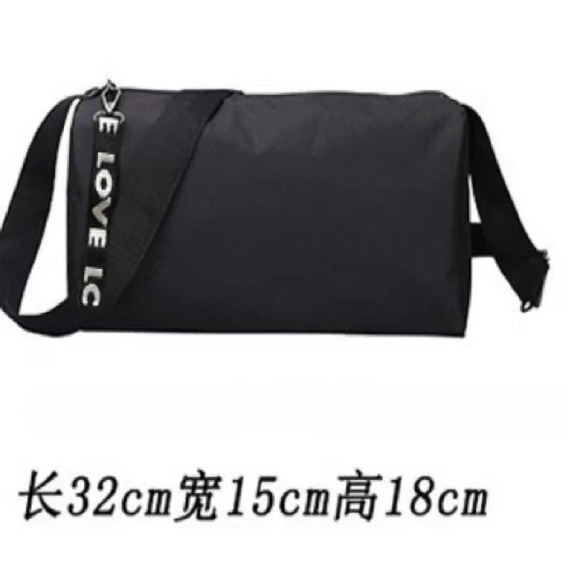 Men's Bag Sports Fitness Yoga Bag Short Trip Large Capacity Single Shoulder Crossbody Luggage Bag Lightweight for Women