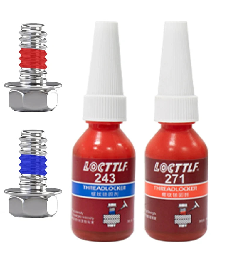 243 Screw 10ML Thread Locking Adhesive  Anaerobic Adhesive High Strength Anti-Loosening  Removable  Mechanical Screw Adhesive