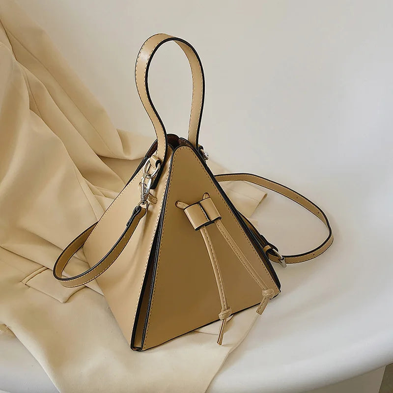 Fashion Ladies Shoulder Bags Handbag Sense of luxury Women Bags High quality Leather Crossbody Bag Designer Female Triangle Bags