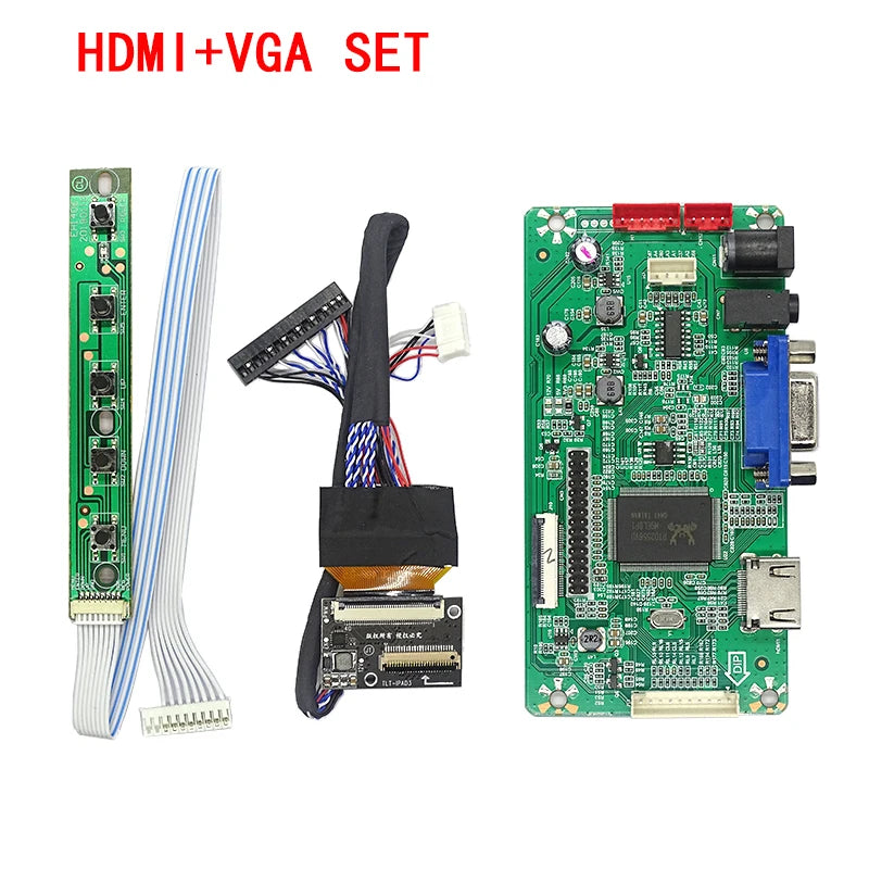 2K HDMI-compatib VGA Controller Board for iPad 3 4 9.7Inch LP097QX1 SPA1 SPAV SPC1 EDP Signal 4-Channel 51-Pin LCD Display Panel