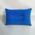 1 Pack Inflatable Pillow, Squared Ultralight Camping Travel Pillow Desk Rest Neck Support for Hiking Backpacking Office