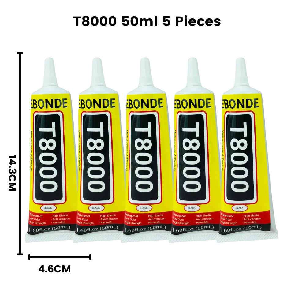 Phone Repair Glue LCD Screen Glue T8000 Cell Phone Adhesive Phone Glue Electronic Glue T-8000 Multifunction DIY Adhesive