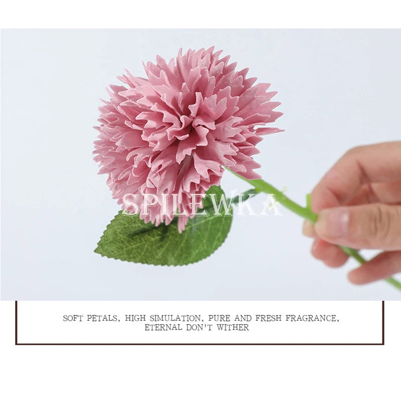 50Pcs Carnation Flowers Head for DIY Bouquet Craft-Long-Lasting Fragrant  Artificial Blooms Valentine's/Mother's Day Home Decor