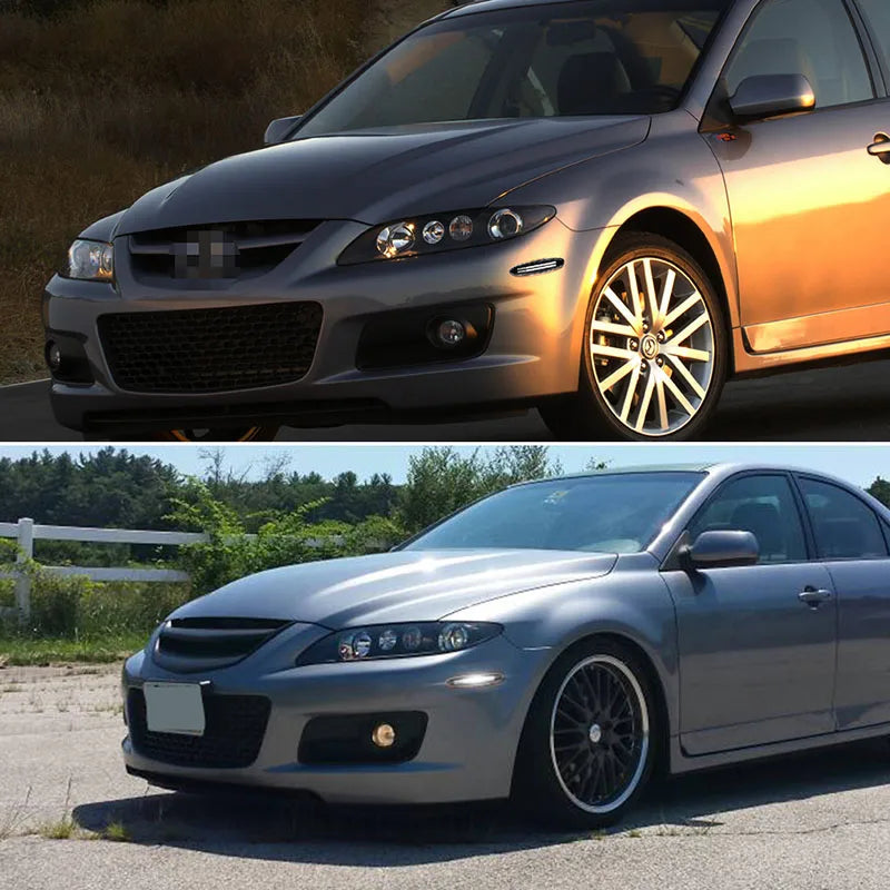 Front Bumper Side Marker Indicator Lights LED Turn Signal Lights Parking Lights For Mazda 6 Mazdaspeed6 GG GY GG1 GY1 2003-2008