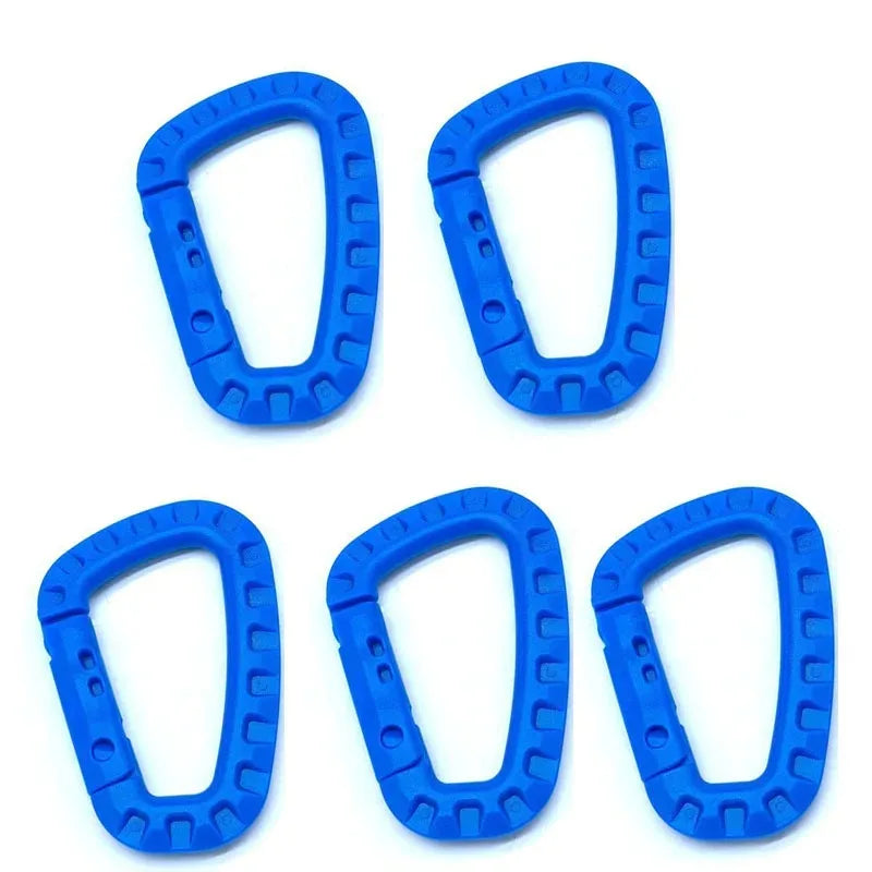 Medium D-Ring Buckle Tactical Carabiner Clips Molle Buckle Hook Backpack Sports Camping Climbing Accessories Outdoor gadget