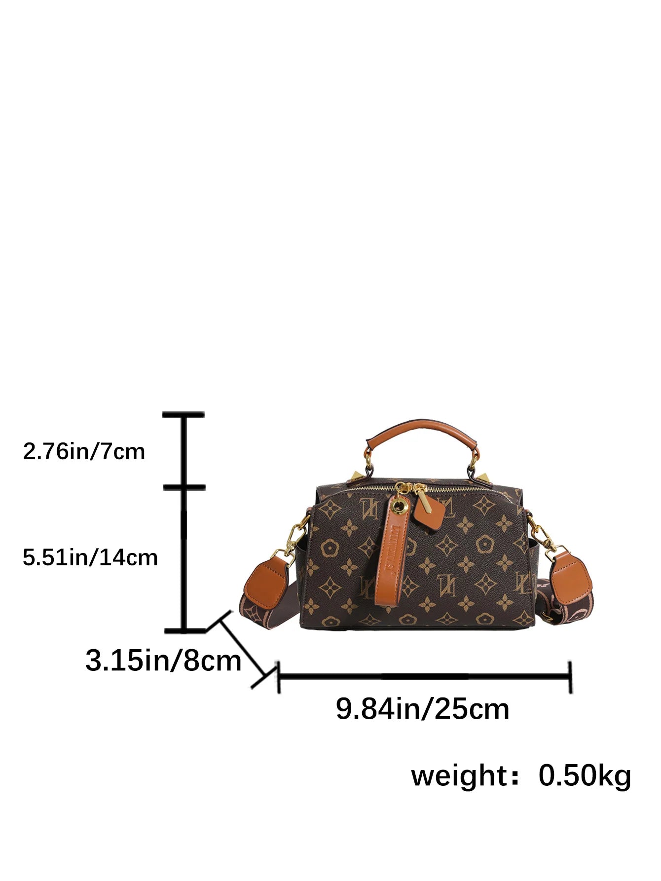 2026 New Retro Printed Pillow Bag Large Capacity Multifunctional Wide Strap Single Shoulder Crossbody Bag For Commute