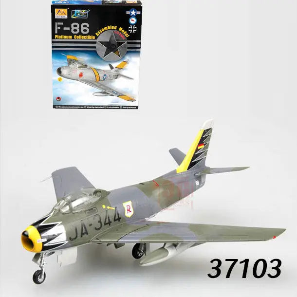 Easymodel 1/72 Scale Finished Military Aircraft Model Fighter Helicopter WWII and Modern Propeller Plane for Collection Display