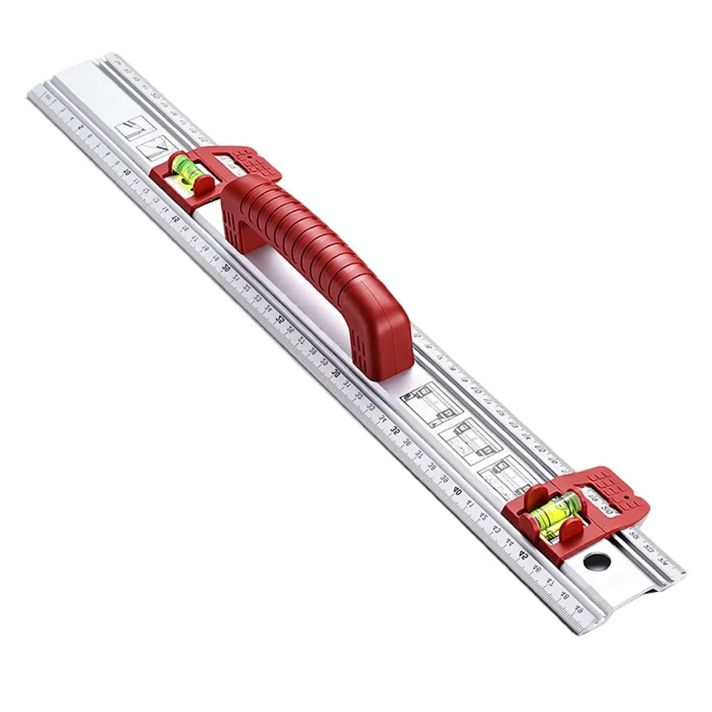 Multi Function Aluminum Level Ruler For Construction DIY Projects With Non Slip Handle And Hanging Hook