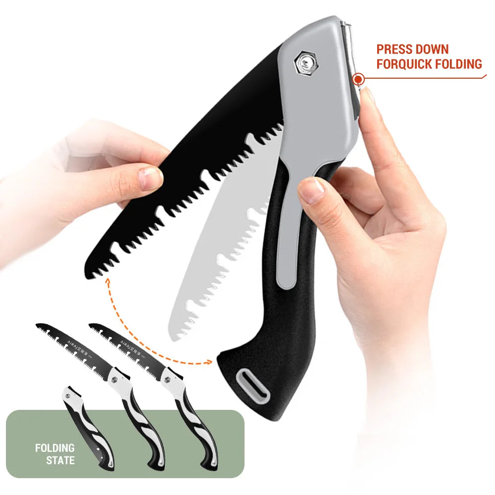 1PC Folding Saw Woodworking Folding hacksaw Multifunction Cutting Wood Sharp Camping Garden Prunch Saw Tree Chopper Knife Hand