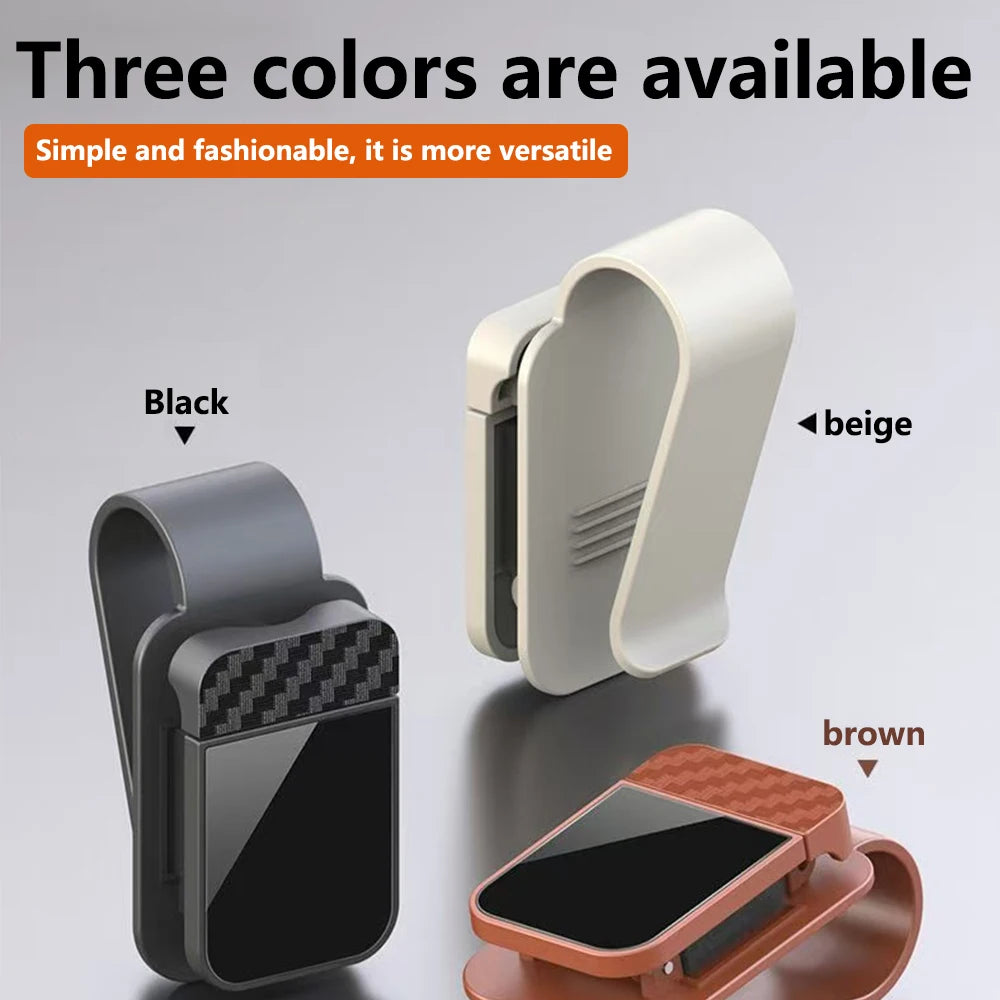 1Pc Car Sunglasses Clip Sun Visor Glasses Holder Stable Storage Clips Eyeglasses Hanger Car Interior Accessories