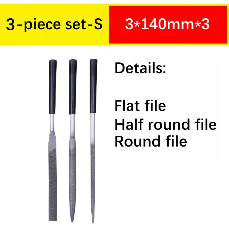 3/5/10pcs/set Metal Needle File Set Wood Rasp Metal Polishing Hand FileTools Steel Rasp Needl Filing For Metal Glass Stone Wood