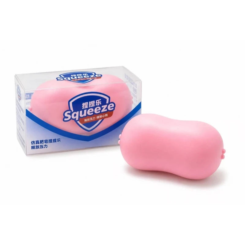 Crunchy Soap Squishy Slow Rising Stress Relief Toy Building Blocks Filled Squeeze Fidget Toy Anti Stress Gift