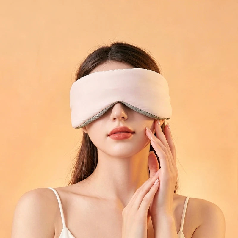 Ultra Light Gravity Weighted Eye Mask Double-Sided Skin-Friendly Sleeping Mask Comfortable Soft Breathable For Sleeping