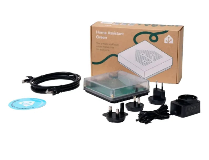 Home Assistant Green the Easiest and Most Privacy-focused Way to Automate Your Home Plug in Power and Network Cables to Play
