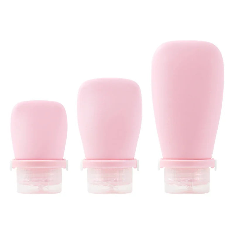 10PCS 30/60/90ml Empty Refillable Silicone Travel Soft Squeeze Tube Leakproof For Shampoo Lotion Bottle Portable Container