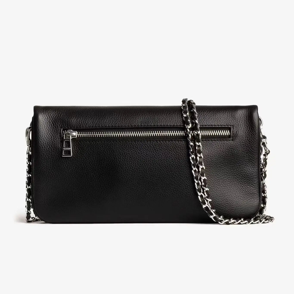 French-style exquisite one-shoulder women's bag, Spanish diamond chain fashion messenger bag, women's wing envelope bag
