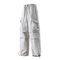 Women Hiking Pant Elastic Waist Trouser Adjustable Cuff Windproof Pant Men Outdoor Camping Pant Multiple Pockets Waterproof Pant
