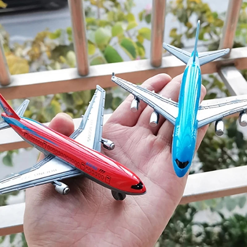 1/2PCS Collectible Alloy B777 A380 Plane For Boys Kids Gift Simulation Metal Aircraft 1:400 Aluminium Airliner Model Toys