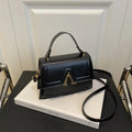 Casual Retro Shoulder Bag Candy Color Street Trend Crossbody Bag PU Material Large Capacity Ladies Handbag