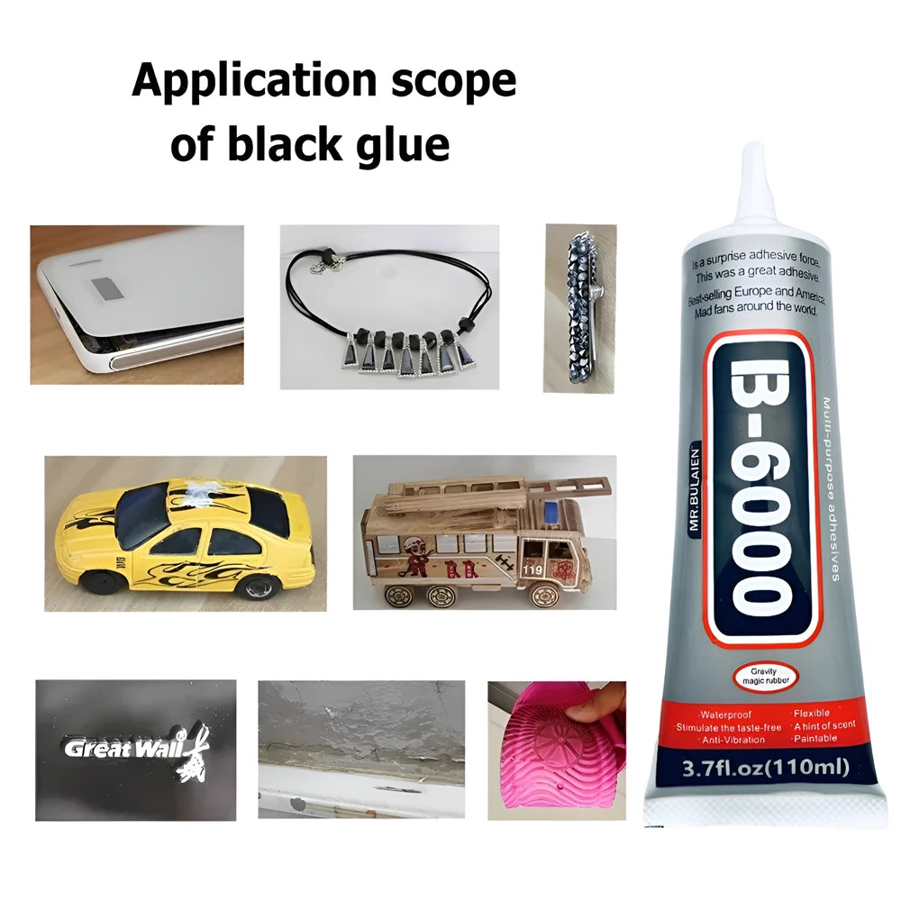1PC 10/25/110ML B6000 Adhesive Glue for Phone Repair B-6000 Liquid Glue Multi-purpose Super Glue With Precision Applicator Tip