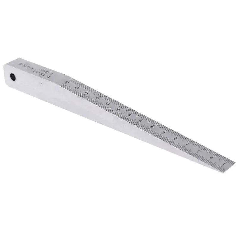 Wedge Feeler Gauge 1-15mm 0.5-10mm 0.4-6mm Crack Flatness Layout Insert Welding Taper Measure Tool for Precision Measurement