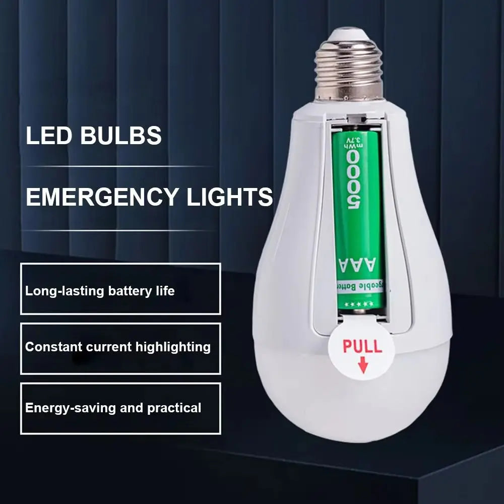 New Flicker-Free LED Bulb Light Portable 20W Emergency Bulb Courtyard Outdoor Bulb Home