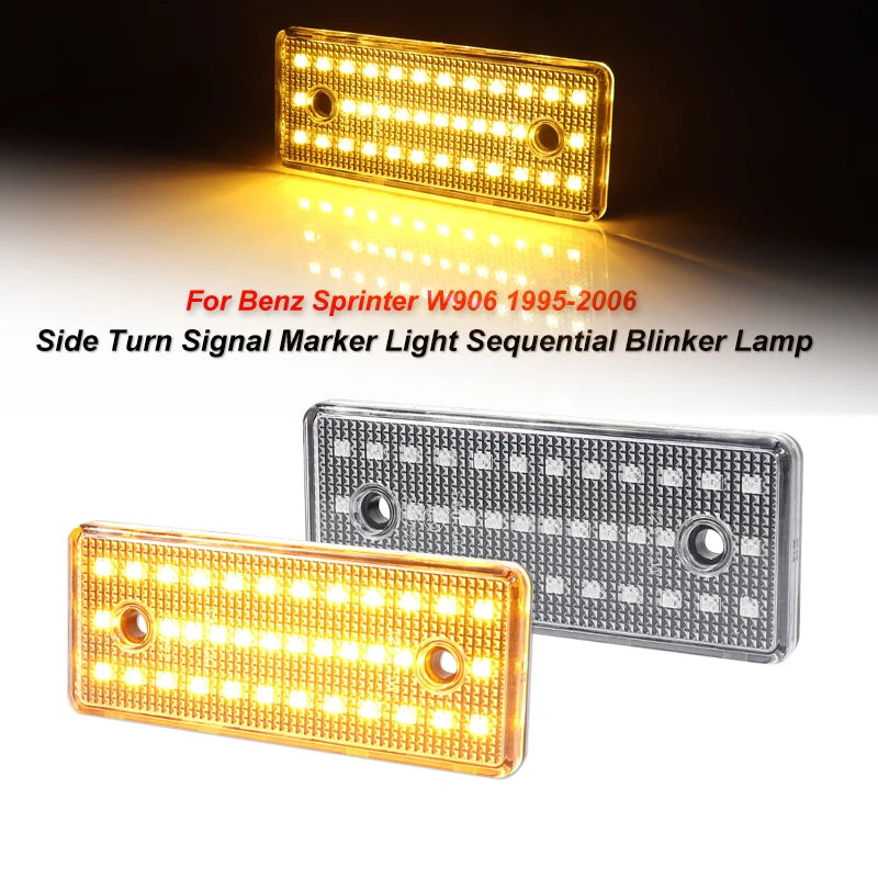 2PCS LED Side Marker Lamp For Benz Sprinter Classic W909 W901 W902 W903 W904 W905 LED Turn Signal Light For Dodge Sprinter 2500
