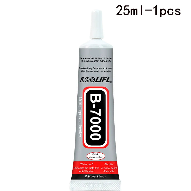 B7000 15,25,50,110ml Rhinestone Glue, Rhinestone Craft Glue, Jewelry Glue, Jewelry Processing Glue, Has Flexibility after Drying