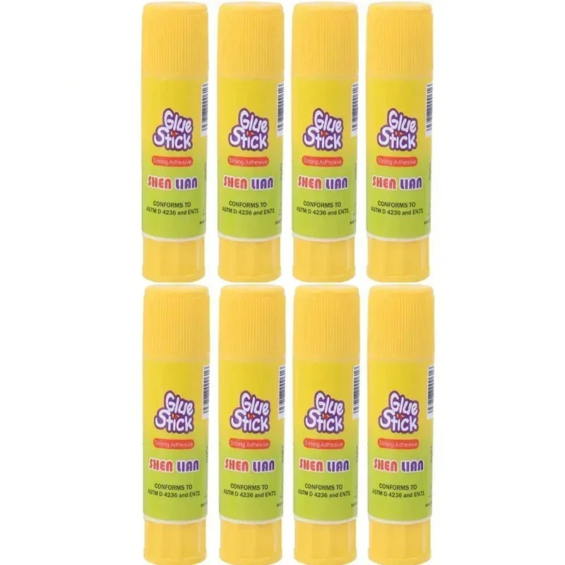9g High Viscosity Solid Glue Sticks High Efficiency Adhesion Clear Solid Glue Guns for Home School DIY Art Paper Stationery